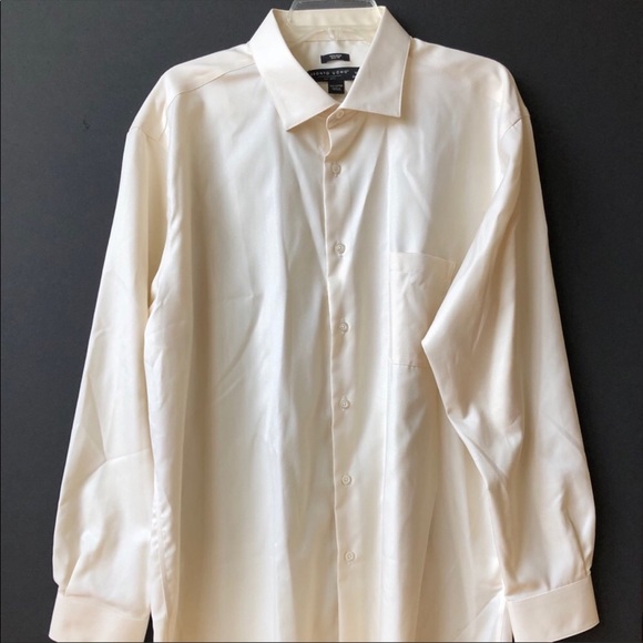 yellow slim fit dress shirt